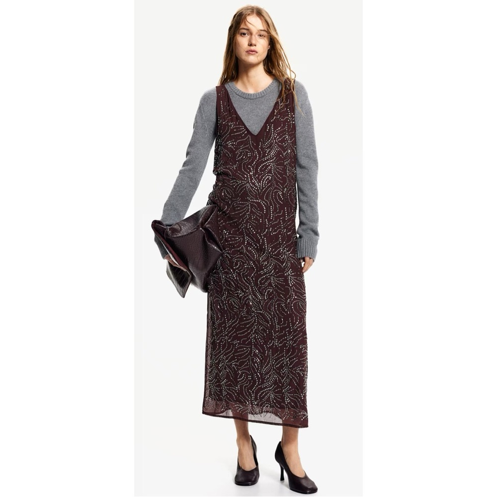 H&M Rhinestone-Embellished Dress